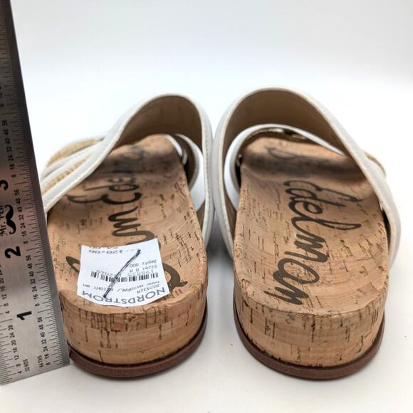 Sam Edelman Rowan Double Strap Slide Sandals Women's Natural Size US8M EU38.5 - Picture 4 of 13